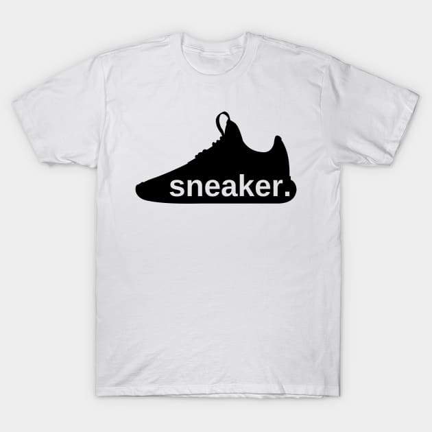 Black 'n White Sneaker T-Shirt by evergreen_brand